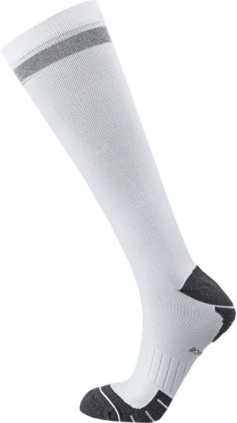 Endurance Torent Reflective Long - Løbestrømper m. kompression - White - Str. 35/38